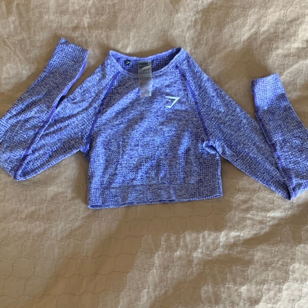 Gymshark Purple Crop Top